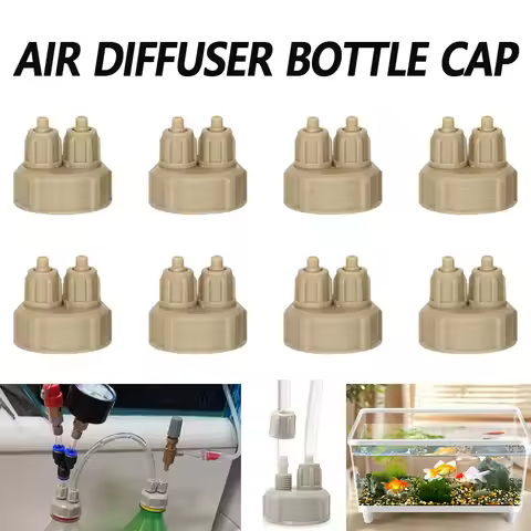 1-10pcs Aquarium CO2 System Generator Bottle Cap Fish Tank Live Plant DIY Air Diffuser Carbon Dioxid