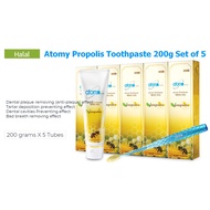 Atomy Propolis Toothpaste 200g Set of 5 - Free Atomy Toothbrush