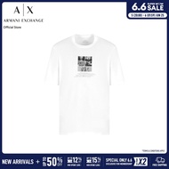 Armani Exchange เสื้อยืดผู้ชาย รุ่น XM000565-AF10356-U0009 - สีออฟไวท์