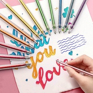 Glitter Marker Metallic Colorful Gel Pen Special Highlighter Marker Colorful Bright Pen