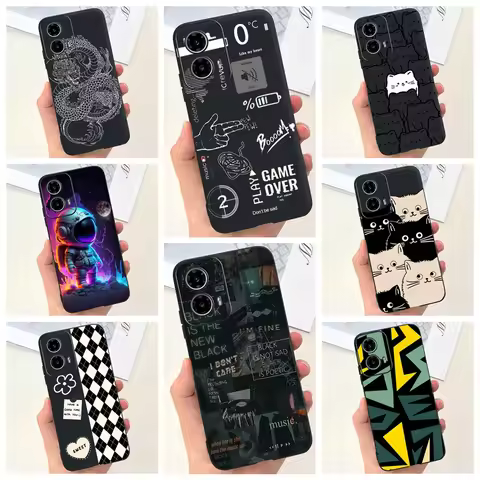 For Motorola Moto G34 / G24 / G04 / G24 Power Phone Case Soft Matte Silicone Cartoon Animal Fashion 