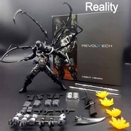 New Venom Revoltech Amazing Yamaguchi Figures Agent Venom Anime Figure Model Collection Eugene Thomp