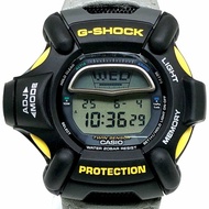 G-SHOCK CASIO 手錶 DW-9100BJ-1B RISEMAN 雙感測器配備氣壓、海拔和溫度計 黑色 x 黃色 合成皮革錶帶 非對稱設計 1997 年 6 月發售 三國丘店 ITBS5OF