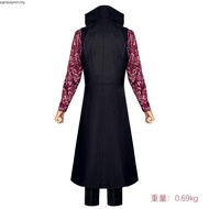 One Piece Hawkeye Mihawk Cosplay Costume Stand Collar Battle Robe Cosplay Anime Role Play Set HYG