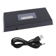 Rectangular 8.5 * 18.5 Crystal Lamp Holder LED Silver Black White Light Plastic Base 3D Inner Carvin