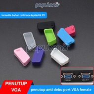 VGA Port Cover Female Anti Dust Dust Plug Protector Cover for PC Laptop Monitor