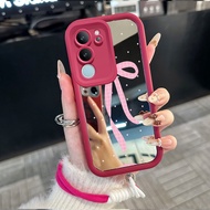 Casing hp for VIVO V29 5G V29 Pro 5G V29E 5G Case Casing bow pattern Silicone Softcase Casing HP han