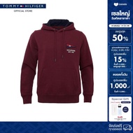 Tommy Hilfiger เสื้อสเวตเตอร์ ผู้ชาย รุ่น XM0XM05465 VLP - สีแดง