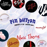 PIN BUTTON REALITY CLUB - MUSIC THEME - PIN Y2K Enamel Pin Button Badge Y2K Pin