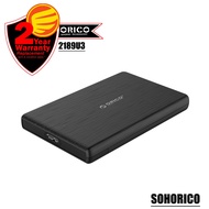 2.5'' USB3.0 External Hard Drive Enclosure Case For ORICO 2189U3 SATA