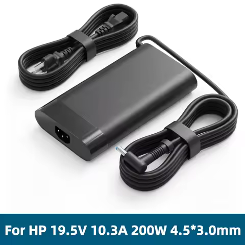 19.5V 10.3A 200W AC Laptop Power Adapter For HP ZBook 17 G5 Series, HP Laptop 15-dc0000 Series,TPN-D