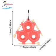 [Whweight] Portable Bag for Golf Balls with Clip, Stores 3 Golf Balls for Driving Range