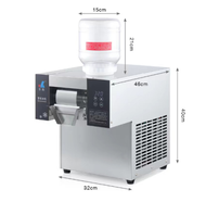 bingsu machine Snowflake Ice Machine Snow Continuous Cooled Milk mango Bingsu Shaver SmoothieCrusher