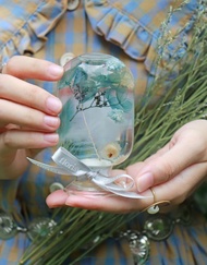 | 手作DIY | - 彈珠汽水 - 浮游花許願瓶 客製化 小夜燈 材料包