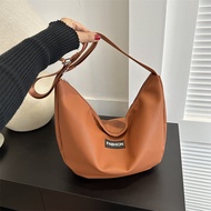 [Counter Tail Goods]Simple Bag23Dumpling Bag Western Style Crossbody Women's Fashion Solid Color20New Shoulder Bag Pack Popular Elegance Retro