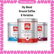 illy Ground Coffee 6 Varieties 125g, 250g