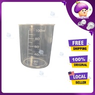 100ML CAWAN SUKATAN MEASURING CUP PLASTICS CAWAN PENYUKAT MEASUREMENT BAKER LIQUID GRADUATED MEASURI