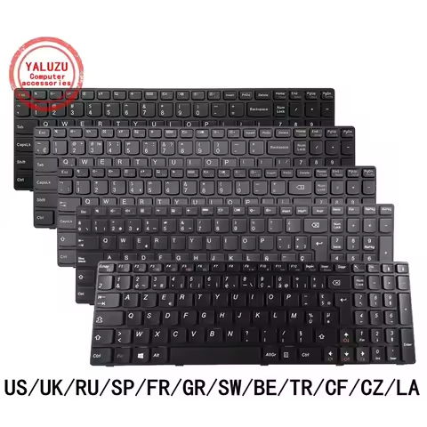 US/UK/RU/SP/FR/GR/SW/BE/TR/CF/CZ/LA NEW Laptop Keyboard For Lenovo G500 G500AM G500AT G510 G510AT G5