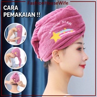 FHW High Quality Quick Dry Character Shampoo Towel Women's Fashion Magic Towel Hair Towel Turban One