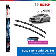 Bosch Aerotwin OE Car Wiper Set for Mazda 6 2018 - Present (A399S) + Free Windshield Microfiber Clot