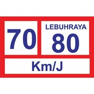 70/80 , 80/90 Lorry sticker