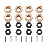 Flash Deal- <br>8Pcs Thickness 6.2mm Widened Brass 7mm Wheel Hex Hub Adapter for FMS FCX24 1/24 RC C