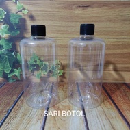 500ML BOTTLE WHITE PLASTIC SCREW CAP 500ML CLEAR SCREW BOTTLE 500ML HS BOTTLE BLACK PLASTIC SCREW CA
