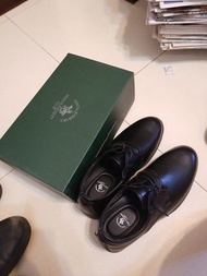 Polo黑皮鞋