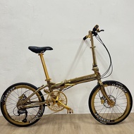 Crius Master D Gold Foldable Bike Litepro Shimano Folding Bicycle