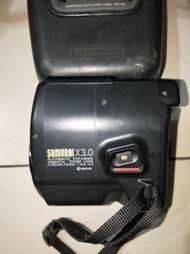 日本 KYOCERA 京瓷武士 Yashica Samurai X3.0 自動 半格相機 底片相機 傻瓜相機 古董相機