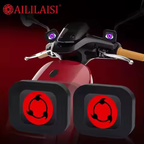 Electric Motorcycle Modified Eagle Eye Devil Eye Light Dynamic LED Sharingan Eye Blinking Light Deco