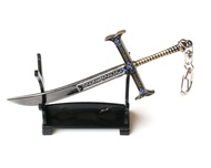 Anime A Piece Necklace Dracule Mihawk Cross Sword Kogatana Zinc Alloy Choker Kolye Men Women Gift Ne