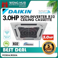 Daikin 3.0HP Ceiling Cassette Aircond FCC85A/RC85A