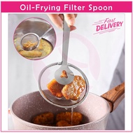 Fine Mesh Colander Strainer Kitchen Oil Filter Spoon Clip Drainer Skimmer Clamp Fry Food Penyepit Makanan Tapis Minyak