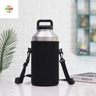 RADIV Sport Cup Covers Bag, 18/36/64oz Strap Water Bottle Cover Bag, Holder Pouch Portable Black Ins