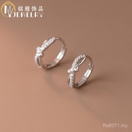 Round Silver Earrings Simple Earrings 2023 Small Fresh New Style Female Jewelry s925 Korean Version 