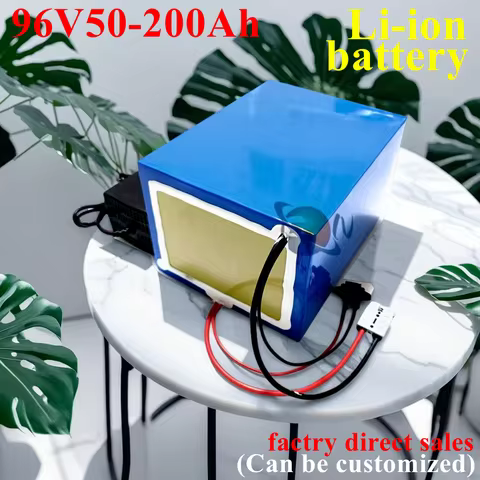 JN - 96V 60Ah 100Ah 200Ah Li-ion lithium battery Pack 300A 400A BMS for solar inverter ,Club Car ,Go