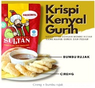 cireng aci di goreng plus sambal pedas manis.