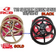 Y15 SPORTRIM SP522 DESIGN RCB RACING BOY RIM 5KAKI 5BATANG #01S0408H#Y15#