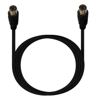 S-Video Cable Mini Din 4-Pin S Video Cable Male to Male Gold Plated Connector for Player Camcorders 