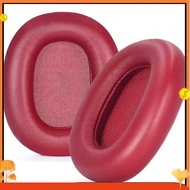 Red Sheepskin Ear Pads for B&O Beoplay H95 ANC Magnetic Attachment Memory Foam