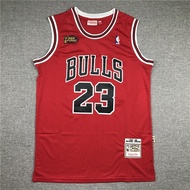 【10 styles】nba jersey Chicago Bulls No. 23 Jor dan red 98 basketball jersey