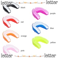 LETTER Teeth Protection Sport Silicone Adult Kids Boxing Gum Shield