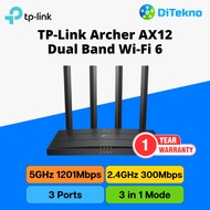 TP Link Archer AX12 WiFi 6 Router Dual Band 5G Router