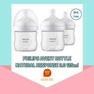 Philips Avent Bottle Natural Response 3.0 125ml | Baby Milk Bottle