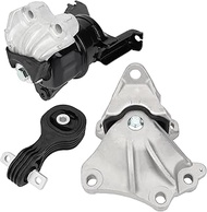 BRTEC 3PCS Engine Motor Mount Transmission Mount and Torque Strut Mount Kit Compatible for Honda Civ