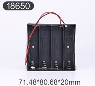 รางขนาน3.7V ใส่ถ่าน18650 4ก้อน พร้อมสายไฟ