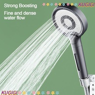 KUGIGI Shower Head, Large Panel High Pressure Water-saving Sprinkler, 3 Modes Adjustable Water-saving Multi-function Shower Sprayer