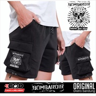 LOKAL CARGO PUNK SHORT MEN'S LOCAL BAND BOMBARDIR DISTRO PUNK