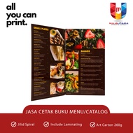MENU PRINTJasa | Menu Book | Catalog | Food Menu, Drink Menu, Restaurant, Cafe